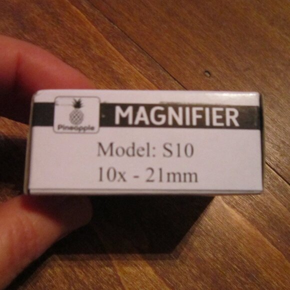 10X Jewelers Loupe Magnifier Pocket Magnifying Glass Small Jewelry Eye Loop - Picture 4 of 5